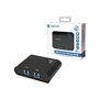 LogiLink 2-Port USB 3.0 sharing switch USB-Hubs - USB 3.2 - 2 - Schwarz