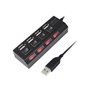 LogiLink USB 2.0 HUB 4-port with ON/OFF switch USB-Hubs - 4