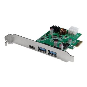 LogiLink PCI Express Card USB 3.2 Gen1x1 1x USB-C PD 3.0 & 2x USB 3.0