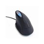 Gembird Ergonomic 6-button wired optical mouse - Vertical mouse (Schwarz)