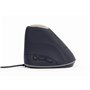 Gembird Ergonomic 6-button wired optical mouse - Vertical mouse (Schwarz)
