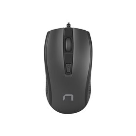Natec Hoopoe 2 - mouse - USB 2.0 - black - Maus (Schwarz)