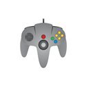 Teknogame Wired N64 Controller Grey - Wired Controller - Nintendo 64