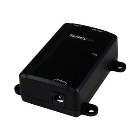 StarTech.com 1 Port Gigabit Midspan - PoE+ Injector - 802.3at and 802.3af