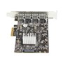 StarTech.com 4-Port USB PCIe Card - 10Gbps USB 3.1/3.2 Gen 2 Type-A PCI Express Expansion Card - 2 Controllers - 4xUSB - Windows