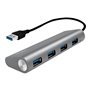 LogiLink USB 3.0 4-Port Hub USB-Hubs - USB 3.2 - 4 - Grau