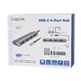 LogiLink USB-C 3.1 hub 4 port USB-Hubs - USB 3.2 - 4 - Grau