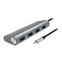 LogiLink USB-C 3.1 hub 4 port USB-Hubs - USB 3.2 - 4 - Grau