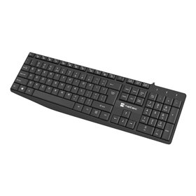 Natec Nautilus - keyboard - QWERTY - US - black - Tastaturen - Englisch - US - Schwarz