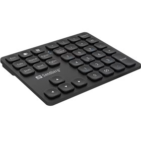 Sandberg Wireless Numeric Keypad Pro - Numpad - Schwarz