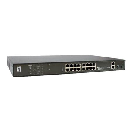 LevelOne GEP-2021 - switch - 20 ports - rack-mountable
