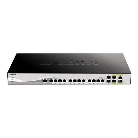 D-Link DXS-1210-16TC 12x 10GBase-T including 2x SFP+ and 2x combo 10 Gigabit SFP+ Smart Switch