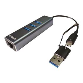 D-Link DUB-2315 - network adapter - USB-C / Thunderbolt 3 - Gigabit Ethernet x 1