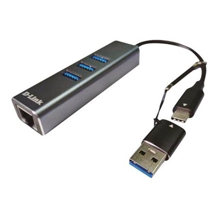 D-Link DUB-2315 - network adapter - USB-C / Thunderbolt 3 - Gigabit Ethernet x 1