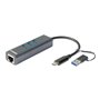 D-Link DUB-2315 - network adapter - USB-C / Thunderbolt 3 - Gigabit Ethernet x 1
