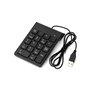 Gembird Numeric keypad - USB - Numpad - Schwarz