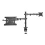 DIGITUS - mounting kit - for monitor / notebook - universal - matte black Up to 32" (monitor) / up to 15.6" (notebook) 100 x 100