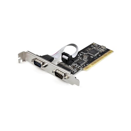 StarTech.com PCI2S1P2 PCI Serial Parallel Combo Card with Dual Serial RS232 Ports (DB9) & 1x Parallel LPT Port (DB25)