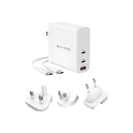 Hyper Juice power adapter - GaN - 2 x USB-C - 140 Watt