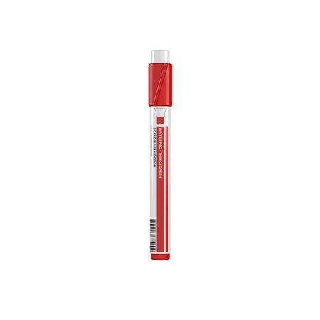 Penol marker red chisel point