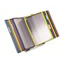 Tarifold display panel system - for A4 - assorted frame with light grey wall unit
