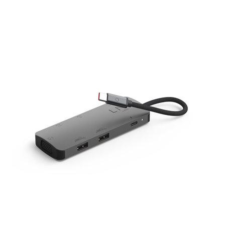 LINQ 7-in-1 Multiport Adapter Triple 4K MST (with PD)
