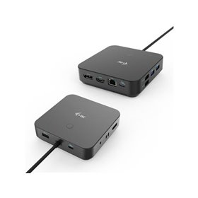 I-Tec - docking station - USB-C / USB4 / Thunderbolt 3 / Thunderbolt 4 - HDMI 2 x DP++ - GigE