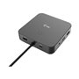 I-Tec - docking station - USB-C / USB4 / Thunderbolt 3 / Thunderbolt 4 - HDMI 2 x DP++ - GigE
