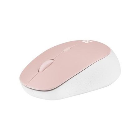 Natec Harrier 2 - mouse - Bluetooth 5.1 - white pink - Maus (Weiß)