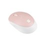 Natec Harrier 2 - mouse - Bluetooth 5.1 - white pink - Maus (Weiß)