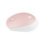 Natec Harrier 2 - mouse - Bluetooth 5.1 - white pink - Maus (Weiß)