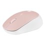 Natec Harrier 2 - mouse - Bluetooth 5.1 - white pink - Maus (Weiß)
