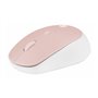 Natec Harrier 2 - mouse - Bluetooth 5.1 - white pink - Maus (Weiß)
