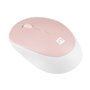 Natec Harrier 2 - mouse - Bluetooth 5.1 - white pink - Maus (Weiß)