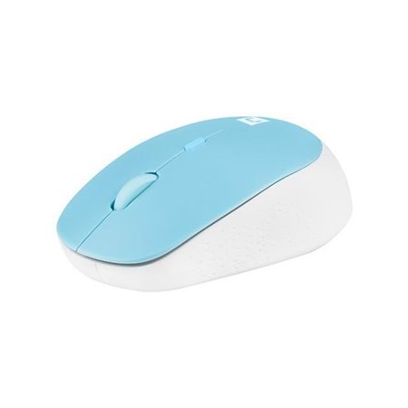 Natec Harrier 2 - mouse - Bluetooth 5.1 - white blue - Maus (Blau)