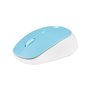 Natec Harrier 2 - mouse - Bluetooth 5.1 - white blue - Maus (Blau)