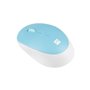 Natec Harrier 2 - mouse - Bluetooth 5.1 - white blue - Maus (Blau)
