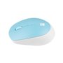 Natec Harrier 2 - mouse - Bluetooth 5.1 - white blue - Maus (Blau)