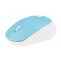 Natec Harrier 2 - mouse - Bluetooth 5.1 - white blue - Maus (Blau)