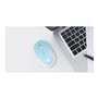 Natec Harrier 2 - mouse - Bluetooth 5.1 - white blue - Maus (Blau)