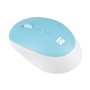 Natec Harrier 2 - mouse - Bluetooth 5.1 - white blue - Maus (Blau)
