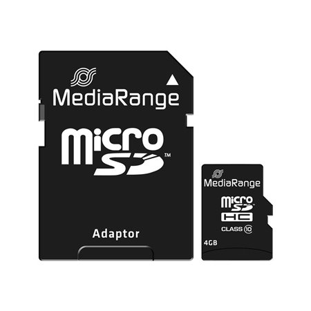 MediaRange - flash memory card - 4 GB - microSDHC