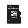 MediaRange - flash memory card - 4 GB - microSDHC