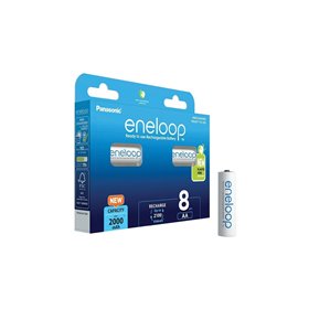 Panasonic eneloop BK-3MCDE/8BE batteri - 8 x AA type - NiMH