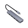 UGREEN 4-in-1 USB C Hub USB-Hubs - USB 3.2 - 4 - silber