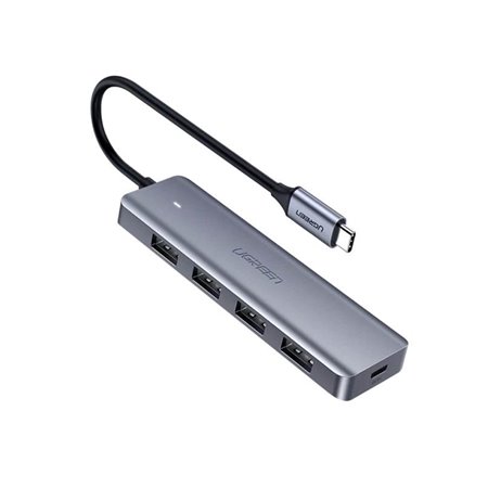 UGREEN 4-in-1 USB C Hub USB-Hubs - USB 3.2 - 4 - silber