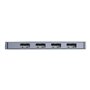 UGREEN 4-in-1 USB C Hub USB-Hubs - USB 3.2 - 4 - silber
