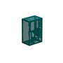 Ssupd Meshroom S V2 Mini-ITX Case - Full Mesh - Charcoal Black - PCIE 4.0 - Gehäuse - Blau