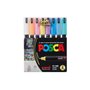 POSCA  marker sæt Soft Colors PC-1MR 8 ass.