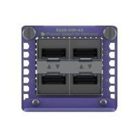 Extreme Networks Versatile Interface Module - expansion module - 10 Gigabit SFP+ x 4